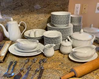 Nice set of white china