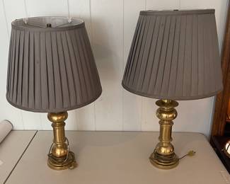 Brass lamps 