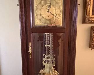 Howard Miller Grandfather Clock wKeyWORKS