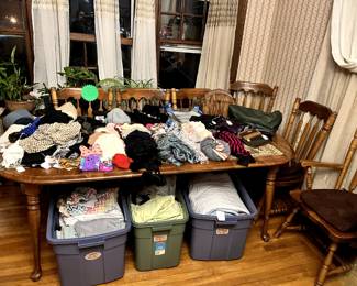 Scarves, Hats, Sheets, Blankets