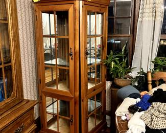 Solid wood (split) dining room show case