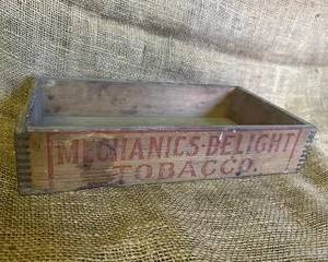 P. Lorillard Mechanics Delight Tobacco Box