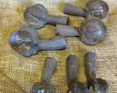 Glass Ball & Claw Feet