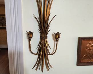 MCM wheat candle holder 