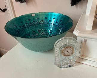 Desk Clock, Decorative Bowl