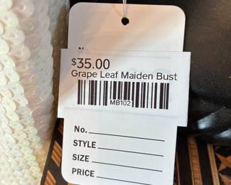 Grape Leaf Maiden Bust