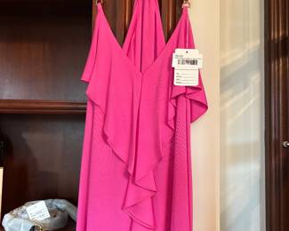 Pink Versace Racer Back Top