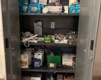 Storage Cabinet, Misc Items