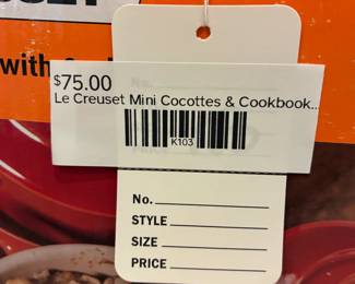 Le Creuset Mini Cocottes & Cookbooks