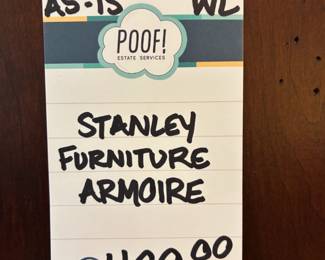 Stanley Furniture Armoire