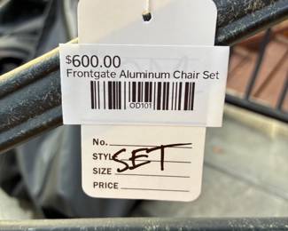 Frontgate Aluminum Chair Set