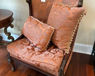 Henredon Chair w/ Pillows