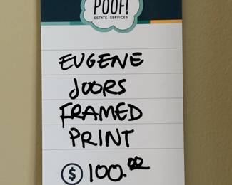 Eugene Joors Framed Print