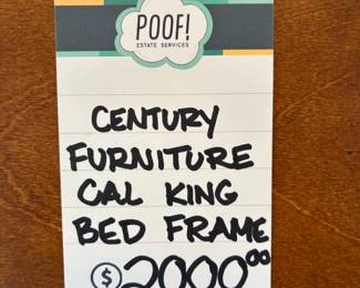 Century Furniture Cal King Bed Frame