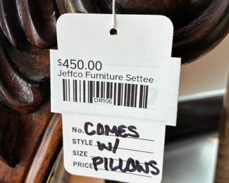 Jeffco Furniture Settee