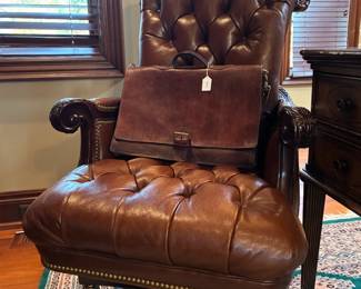 Hancock and Moore Tufted Chair