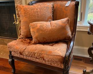 Henredon Chair w/ Pillows