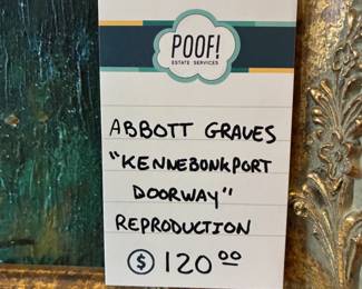 Abbott Graves "Kennebonkport Doorway" Reproduction