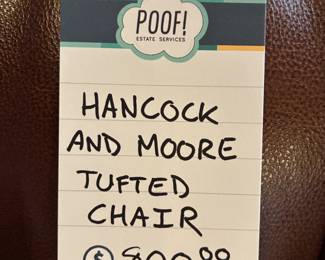 Hancock and Moore Tufted Chair
