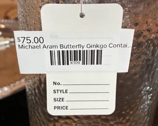 Michael Aram Butterfly Ginkgo Container
