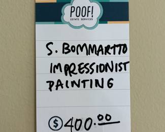 S. Bommarito Impressionist Painting