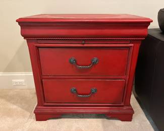 Red Side Table
