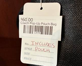 Coach Pop-Up Pouch Bag