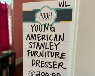 Young American Stanley Furniture Dresser