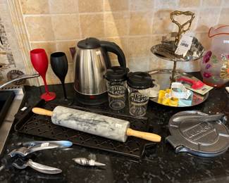 Rolling Pin, Two Tier Tray