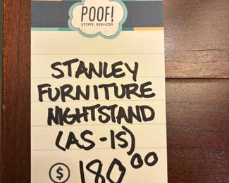 Stanley Furniture Nightstand