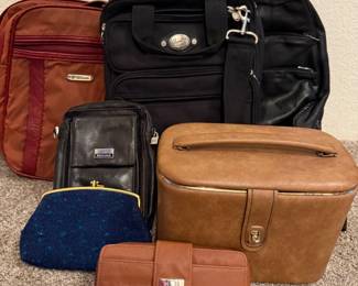 90 SmallTravelBagsVintageCosmeticToteLeatherSling