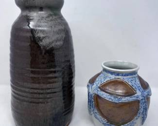 149 BrownPotteryVases