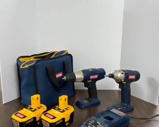112 RyobiOne14ImpactDriverandDrillCombo