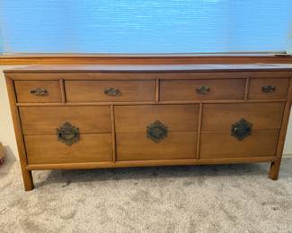 85 MCMCentury10DrawerLowBoyDresser