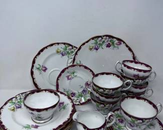 204 NarcissusFineBoneChinaDinnerwareSet