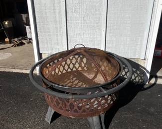 122 OutdoorMetalFirePit