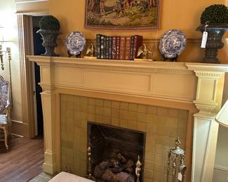 Needlepoint Hanging, Fireplace accessories   