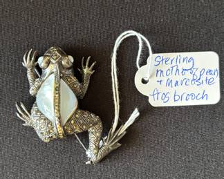 Sterling & Mother of Pearl Broach