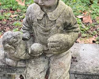 Sweet garden statuary