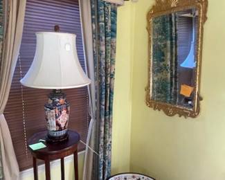 More misers and beautiful antiques!  All draperies are available for sale- beautiful fabrics!