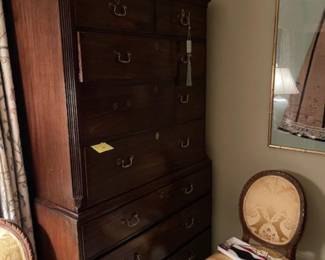 Antique chest on chest