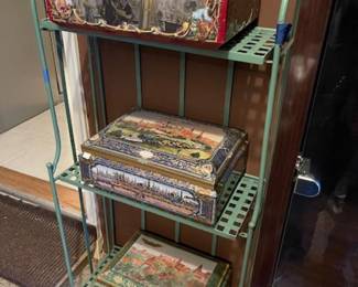 German collectible Christmas tins