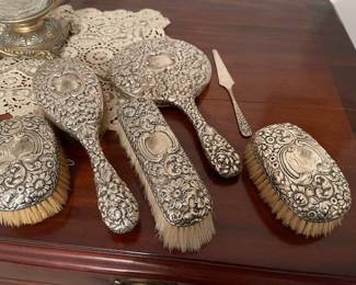 Repousse freezer set, repose letter opener