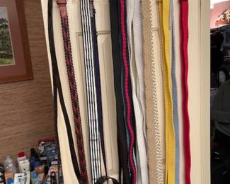 Belts, some new with tags