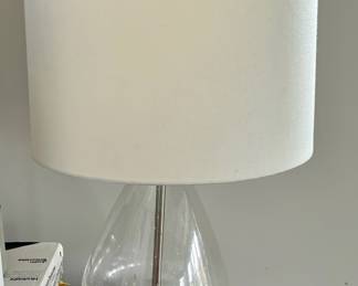 11. Glass Lamp (28"h)