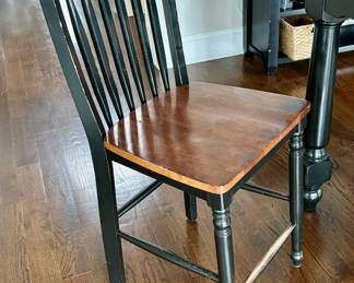 19. 6 Side Chairs (19" x 17" x 41") (seat ht 24")