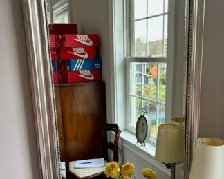 61. Beveled Mirrors w/ Silver Finish Frame (29" x 42")