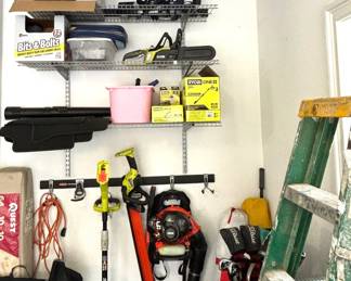 119. Echo Leaf Blower
120. Ryobi Weed Wacker
121. Ryobi Chainsaw