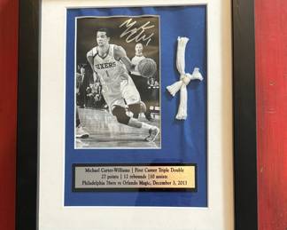 97. Signed Michael Carter Williams Picture (10" x 13")