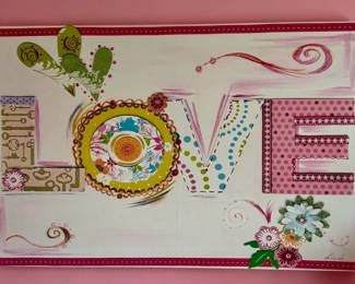 48. LOVE Wall Art (36" x 24")